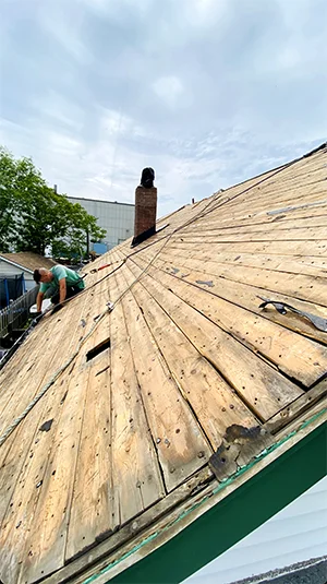 Local roofing job in Ancaster Hamilton, Ontario before